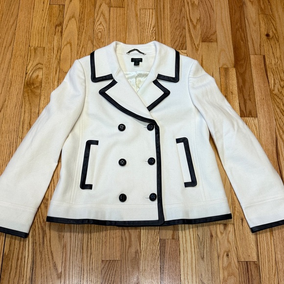 J. Crew Jackets & Blazers - J. Crew Vintage Wool Pea Coat Stadium Jacket Size 14 Style 08411